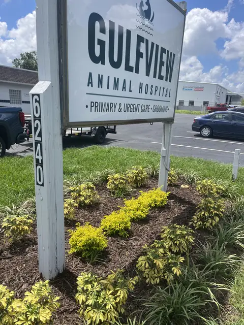 The same sign post after irrigation rust removal