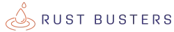 Rust Busters logo.